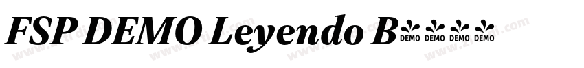 FSP DEMO Leyendo B字体转换 FSP DEMO Leyendo B字体转换